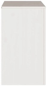 Buffet vidaXL "DRAMMEN" Branco 79x43x75,5 cm Madeira Sólida de Pinheir