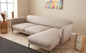 Sofá-cama de canto Venus – Creme – 265 cm x 80 cm x 163 cm