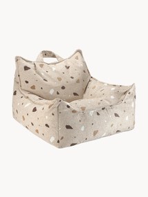 Pufe para crianças em bouclé artesanal Sugar