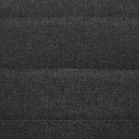 Cadeiras de jantar 4 pcs tecido cinzento-escuro