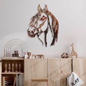 Acessório Decorativo de Parede em Metal Bys-129 – Multicolor – 38x53 c