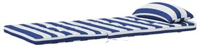 Almofadões p/ cadeira adirondack 2pcs tecido oxford azul/branco