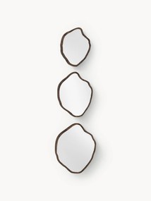 Espelhos de parede com forma orgânica Bello, conjunto de 3