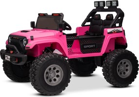 Jipe elétrico para crianças OFFRIDE 4x4 2 Lugares 24V bateria de litio, Rodas Grandes EVA com suspensão nas rodas traseiras, controlo remoto, luzes LE