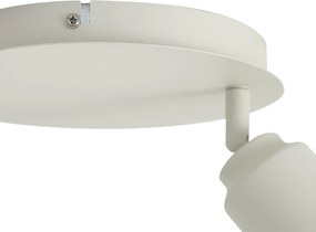 Foco embutido moderno bege 2 luzes IP44 - Ducha