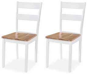 Conjunto de jantar 3 pcs MDF e seringueira branco