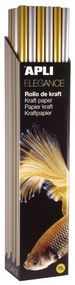 Papel Kraft Ouro / Prata 1 x 3 m – 30 Unidades