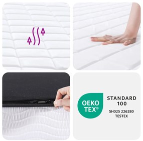 Colchão de espuma médio suave 120x200 cm