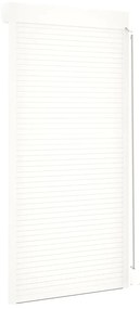Persiana de enrolar em alumínio 100x210 cm branco