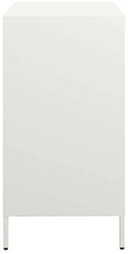 Aparador 68x39x73,5 cm aço laminado a frio branco