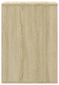 Cómoda com 3 Gavetas - 80x41x58 cm - derivados de madeira - carvalho s