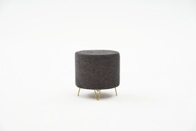 Pouffe Asmara Gabbana – Anthracite Copper – 40x40x40 cm