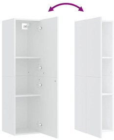 Móvel de TV 30,5x30x110 cm derivados de madeira branco