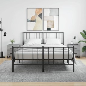 vidaXL Mesas de cabeceira 2 pcs derivados de madeira sonoma cinza