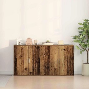 Cristaleiras 2 pcs Madeira Velha 79x38x80 cm Madeira Derivada