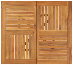 Mesa de jardim 85x85x75 cm madeira de acácia maciça