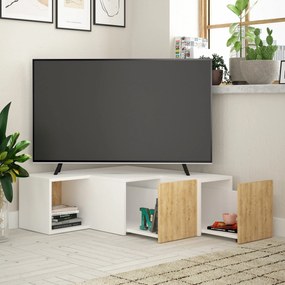 Estante Lima – Branco e Preto – 90 cm x 180 cm x 20 cm