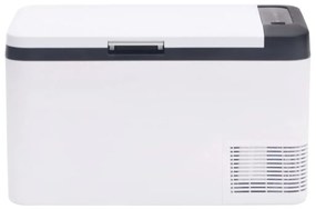 Mala térmica com pega e adaptador 18 L PP e PE preto/branco
