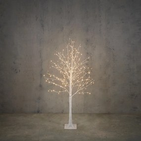 Árvore de Natal branca de chão 120cm incluindo LED com temporizador IP44 - Ki
