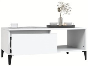 Mesa de centro 90x50x36,5 cm derivados de madeira branco