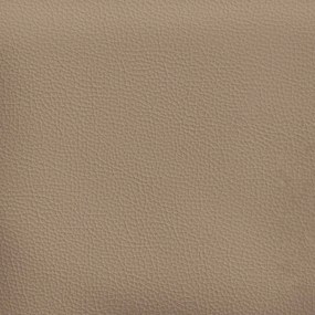 Poltrona 60 cm couro artificial cappuccino