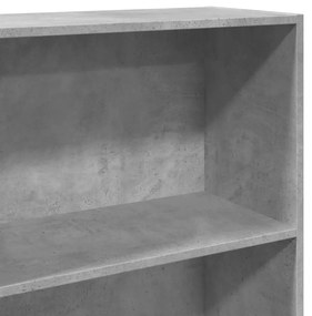 Estante 60x30x152 cm derivados de madeira cinzento cimento