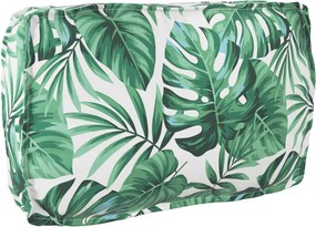 vidaXL Almofada Folha Padrão de Folhas 70 x 40 x 12 cm Tecido Oxford