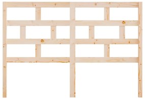 Cabeceira de cama 126x4x100 cm pinho maciço