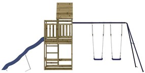 Conjunto de brincar para exterior madeira de pinho impregnada