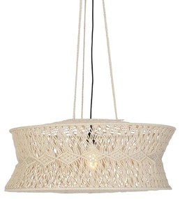 Candeeiro suspenso oriental cinza 70 cm - Leonard Oriental