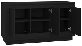 Aparador 102x35x55 cm derivados de madeira preto