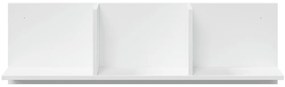 Móvel de parede 100x16,5x30 cm derivados de madeira branco