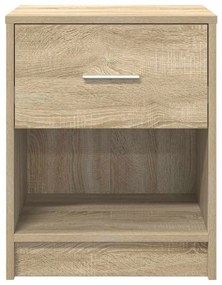 Mesa de cabeceira com gaveta 40x34x50 cm carvalho sonoma