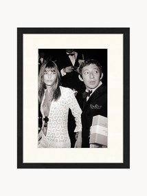 Fotografia emoldurada Serge Gainsbourg & Jane Birkin