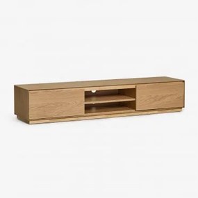 Móvel De Tv 180x45 Cm Em Mdf Burundi Castanho Roble - Sklum