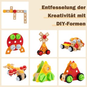 Bancada de trabalho infantil em madeira com quadro negro e conjunto de ferramentas, bancada de ferramentas para crianças com acessórios e prateleira M