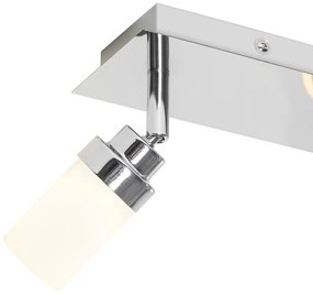 Projetor de banheiro moderno aço 3-luz IP44 - Japie Moderno