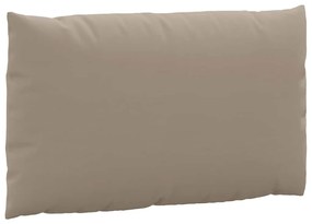 Almofadões de paletes 3 pcs tecido oxford cinza-acastanhado