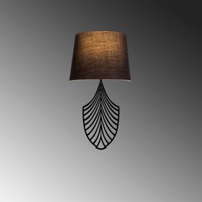 Aplique de Parede Asaf – Preto – 15 x 28 cm