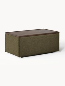 Bouclé Sofa Ottoman Lennon with Storage