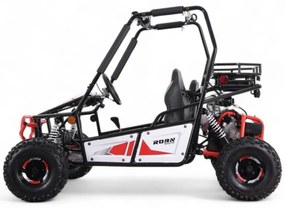 Buggy gasolina para crianças 125cc Roan Triton 2 Lugares R7 Vermelho