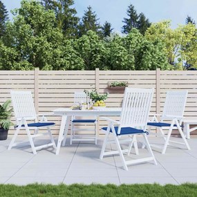 Almofadões p/ cadeiras jardim 4 pcs 40x40x4 cm oxford azul real