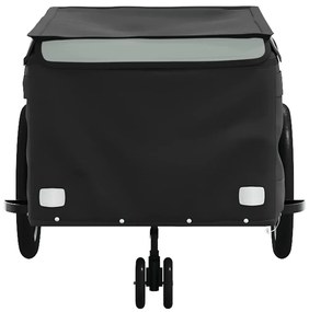 Reboque para bicicleta 45 kg ferro preto e cinza