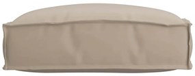 Almofada de Palete pra Assento Taupe 50x50x12 cm Tecido Oxford