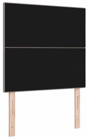 Cabeceira LED Taupe 100 cm em Tecido
