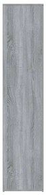 Sapateira 80x39x178 cm derivados de madeira cinzento sonoma