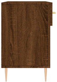 Banco sapateira 102x35x55 cm deriv. madeira carvalho castanho