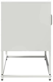 Móvel de TV 68x39x60,5 cm aço branco