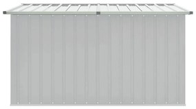 Caixa de arrumação para jardim 171x99x93 cm cinzento