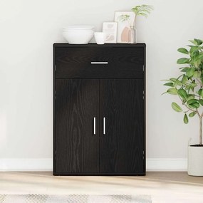 vidaXL Buffet Carvalho preto 79 x 38 x 80 cm Madeira processada